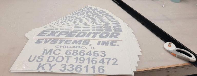 Printed info for Expeditor Systems Chicago, Illinois