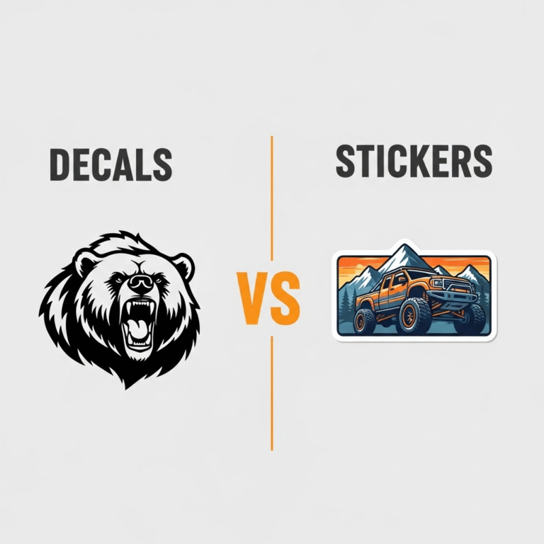 decals vs stickers