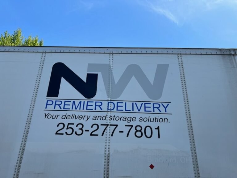 Close-up of US DOT and phone info for NW